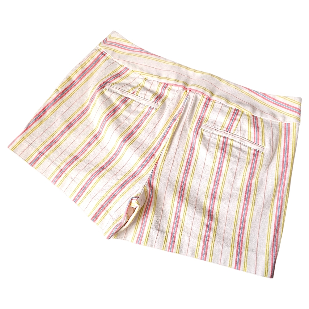 LOFT The Riviera Multicolor Striped Short - Size 12 - Picture 8 of 14